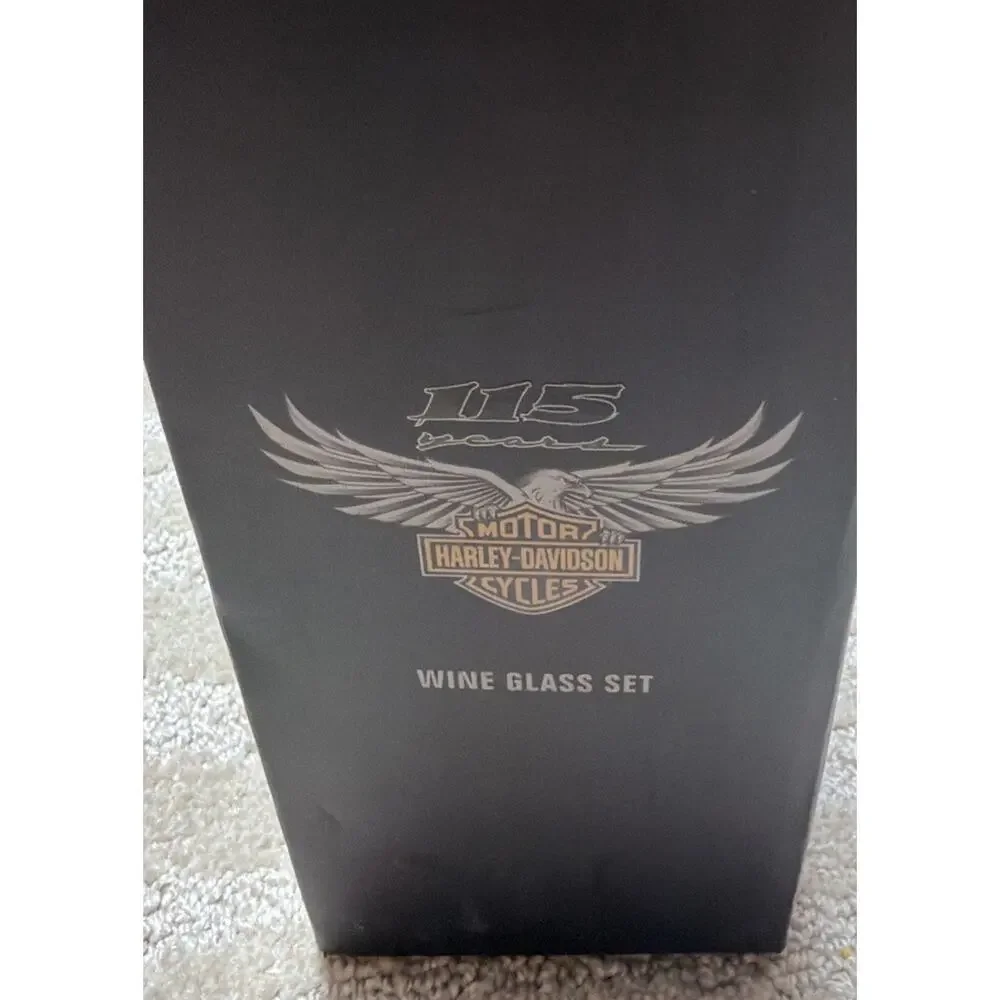 Harley-Davidson® 115th anniversary 2 Wine glass set